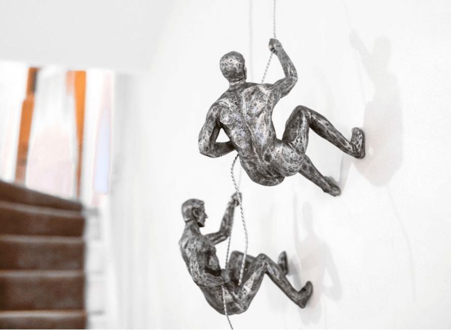 Climbing Man Wall Art | Accent Wall | Smithers of Stamford